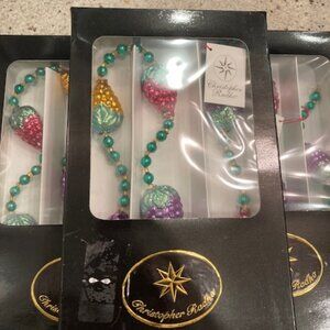 Frosty Harvest Garland - Christopher Radko - New in Box - 3 pc